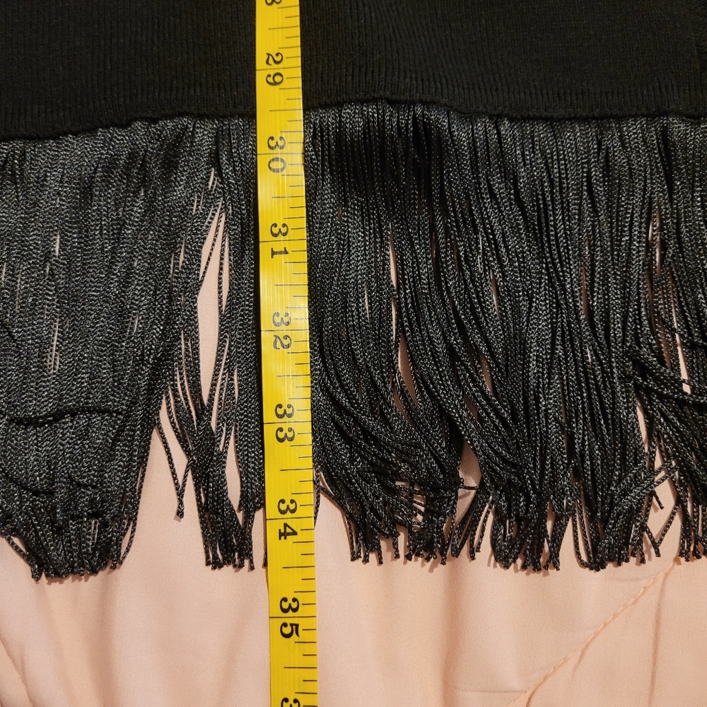ASOS DESIGN mini dress with fringe detail Size US10 UK14 - Picture 13 of 13